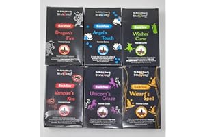 JROSE COLLECTIONS Stamford Backflow Incense Cones, Assorted Packs & Different Scents with JRose Souvenir Badge - Magical Aromas!