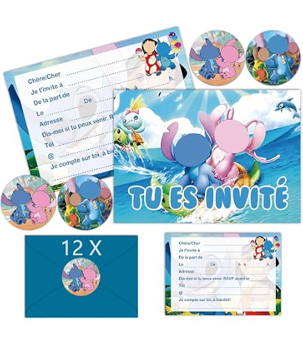6 Cartes Invitation Olympique De Marseille + Enveloppes - Collection Officielle OM