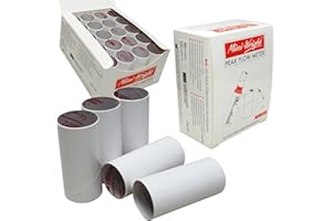 Mini Wright Peak Flow Meter Disposable Card Two Way Mouth Pieces, 2 x Full Boxes (40 Pieces)