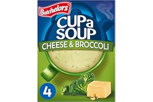 Batchelors Cup a Soup Cheese & Broccoli Instant Soup, 4 Sachets Per 92 g (Pack of 1)