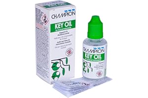 Champion Huile pour Clés d’instruments à vent. Lubrification précise pour clarinette, saxophone, flûte, hautbois et basson. Réduit l’usure. Fabriquée au Royaume-Uni. 30ml