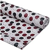 Kuber Industries Polka Dots Design PVC Wardrobe Kitchen Drawer Cupboard Cabinet Shelf Mat, Shelf Liner 5 Mtr (Brown) - CTKTC4