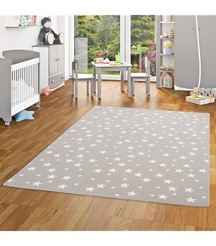 Paco Home Kinder-Teppich, Spiel-Teppich Für Kinderzimmer Mit Planeten