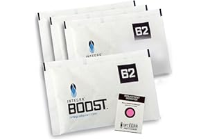Integra Boost 62% - 4 x 67 g Moisture Regulator I 2-Way Humidifier with Indicator Display - Humidity up to 500 g I Humidifier Pack