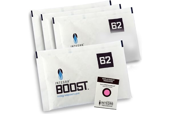 Integra Boost 62 % ? 4 x 67 g fuktregulator I 2-v??gs luftfuktare med indikator display ? luftfuktighet upp till 500 g I fuktp??se