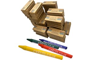 Craftis Multi-Pack of Bulk Crayons - 200 Boxes with 4 Colours Per Box, 800 Crayons Total - Crayon Set for Kids Perfect for Children's School, Restaurants, Party Bag Fillers and Travelling