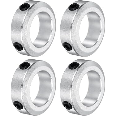 Set 10 Collari Fermaalbero In Acciaio Massiccio Zincato 13/16" - SUMMIT COLLARS CZ-81-10