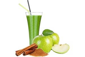 GREAT BRITISH TRADING LIMITED Zimt Apfel Molkepulver Luxofit mit L-Carnitin Protein angereichert Wellnessdrink Aspartamfrei Molke (Zimt Apfel, 1 kg)