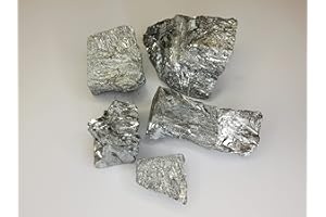 ZGG Antimonio puro en fragmentos de al menos 99,65% puros, 1 kg, 500 g, 1000 g (1000 g).