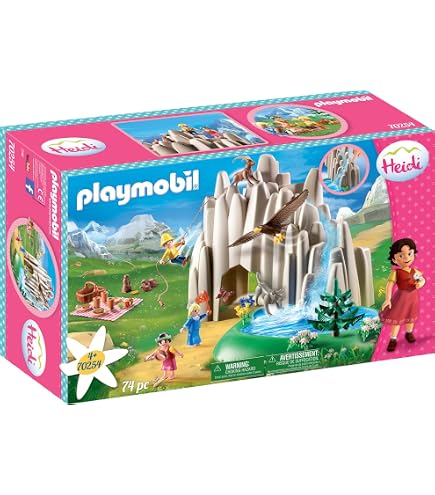 Playmobil - Heidi avec Grand-Père et Chalet - 70253 | Votre wishlist sur