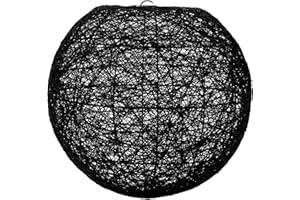 LUM&CO Lum & Co Écran Suspension en forme de boule, bleu foncé, 20 x 19 x 20 cm