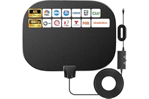 TE-VOZE Antena de TV Digital para Interiores Canales de TV 1080P 1fen