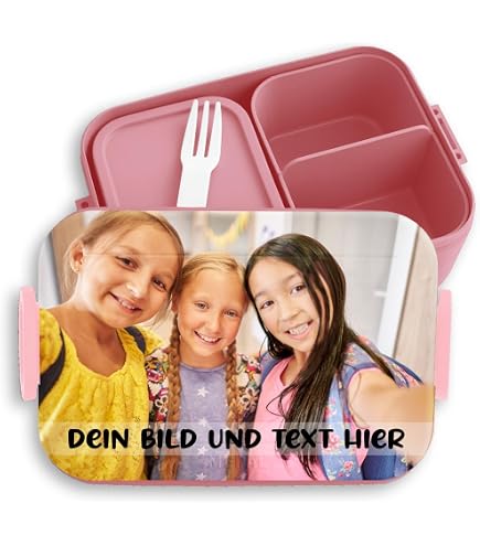 Eurofoto Brotdose Mit Namen – Personalisiert Für Lara Mit Lama-Einhorn-Motiv, Perfekt Für Kindergarten & Schule