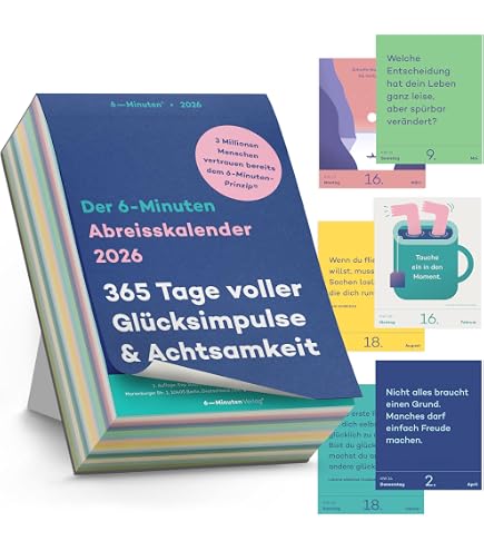 Calendrier De Table Démotivant 2026 - 52 Semaines Avec Citations Sarcastiques - Idée Cadeau Humoristique Pour Bureau (format A6, Noir)