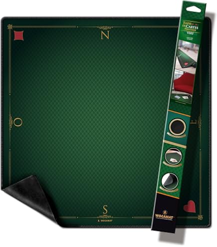 MTJ Tapis Tarot Prestige 60x60cm - Néoprène Antidérapant, Jersey Surface - Fabrication Française
