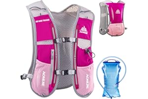 Azarxis Sac à Dos Hydratation 5L Gilet d'Hydratation Trail Léger pour Homme Femme Marathoner Cyclisme Randonnée Escalade