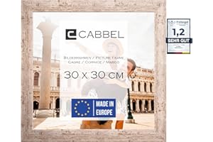 CABBEL Cornice 30x30 cm, betulla, robusta cornice in legno MDF, vetro Plexi infrangibile, da appendere, ide