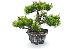 ‎HEITMANN DECO HEITMANN DECO Bonsai - künstliche Pflanze grüne Pflanze mit Topf Kleiner Baum Kunstblume - Dekoration