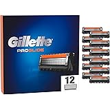 Gillette Fusion 5 ProGlide, LAMETTE DA BARBA, per Rasoio manuale Uomo, Confezione da 12 RICAMBI da 5 Lame, con 5 LAME DI PREC
