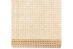 Sangle Cannage Rotin Rouleau 1m x 0,4m Sangle Rotin Ouverte Tissée Rotin Naturel en Rouleau pour Projets Cannage Anis Étoilé Rattan Webbing pour Bricolage Armoire Chaise Meuble