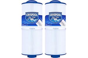 Cryspool MPT-Thread Spa Filter Compatible with 5ch-352, Marquis 35, Marquis Spa 20042, 20092, FC-0196, 35 sq.ft, 2 Pack