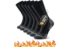 Alaplus Merino Thermosocken Wollesocken Winter Wandersocken Warme Socken Herren Damen Professionell Wandersocken Woll Socken 3 Paar