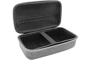 Musiin Étui de protection pour microphone vidéo compatible avec RODE VideoMic Pro VideoMic Pro+ Plus DSLR Microphone Camera, sac de rangement facile à transporter (gris)