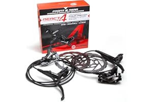 Clarks Cycle Systems React-4 Piston Front & Rear Hydraulic Disc Brake Set