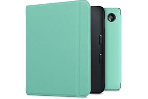 kwmobile Carcasa Compatible con Kobo Libra 2 Funda - Funda con Tapa y Cierre magnético de Cuero sintético - Menta