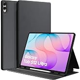 EasyAcc Case for Samsung Galaxy Tab S11 Ultra 14.6 Inch (2025) with S Pen | Slim Book Style Case with S Pencil Holder, Multi-