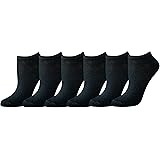 Amazon Essentials Chaussettes Courtes décontractées Femme, 6 Paires