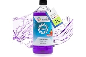 ‎LIQUID ELEMENTS Liquid Elements – Winter Frostschutz Konzentrat 1L – Frostschutzmittel schlierenfrei & wirksam bis -60°C – Scheibenfrostschutz verhindert das Einfrieren von Scheibenwaschanlagen (Cherry Tec)