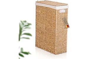 LYCCE animal-design Niszowy kosz na pranie w różnych rozmiarach, pleciony z trawy morskiej, kosz na pranie, skrzynia na pranie, kolor naturalny, rozmiar: rozmiar 1
