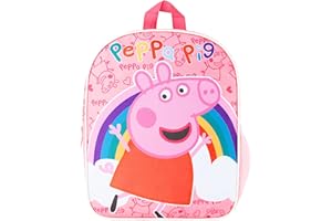 Peppa Pig Zainetto Bambina, Zaino Scuola Elementare e Materna, Accessori Gita Viaggi - Regalo