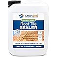 Smartseal Roof Tile Sealer - Long-lasting Protection for Concrete, Slate & Clay Roof Tiles - Solvent-Free Roofs Sealant. 10-year Water Repellent Barrier. Helps Prevent Moss and Algae (5 Litre)