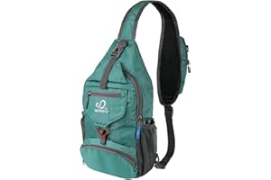 Waterfly Zaino Monospalla Ripiegabile Piccolo Zaini Petto Borse a Spalla borsa da Giorno per Sportivo Escursioni e Viaggi Uomo Donna