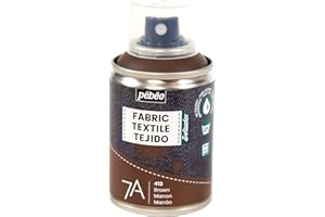 Pebeo Pittura Spray per Tessuti, Marrone, 10.5 x 5.2 x 5.2cm