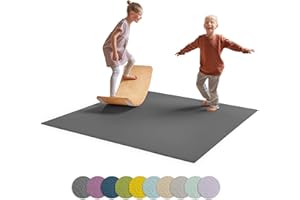 ‎EHRENKIND Ehrenkind® Made in Germany Anti-Rutsch Krabbelmatte Oeko-Tex Matten | Spielmatte Baby | Größe 120x120cm GRAU