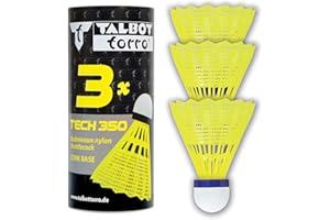 Talbot Torro Volants de Badminton Tech 350, Nylon