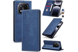 Jasonyu Funda para Xiaomi Redmi Note 14 Pro/Pro+ 5G/Poco X7,Cuero PU Carcasa,Tipo Libro Flip Case con Tarjetas y Cartera,Soporte Plegable,Cierre magnético,Capa (Azul)
