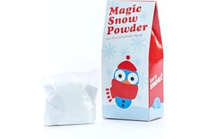 Monsterzeug Schneepulver für Kunstschnee, Dekoschnee zum Basteln, Magic Snow Powder, Instant Schnee, Weihnachtsdekoration