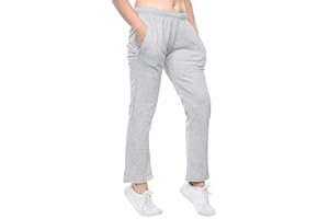 Love My Fashions® Womens Plain Full Length Open Ankle Active Yoga Jogging Bottom Athletic Workout Joggers Elastic Waist Fleece Sweatpant Ladies Casual Sports Tracksuit Pants