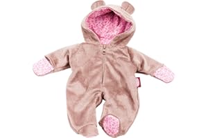 Götz 3402668 Onesie Teddy - Taille Globale des vêtements de poupée Une pièce. S - Ensemble vêtements et Accessoires 1 pièce pour poupées 30 - 33 cm