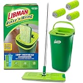 Libman Rinse 'n Wring Paspas ve Kova Sistemi | Mikrofiber Zemin Paspası | Parke Zemin Temizleyici | Islak ve Kuru Paspas | Te