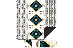 FERRGIA Manta de Picnic Impermeable 200x200cm,Esterilla Plegable y Portátil,Resistente a la Arena y a la Humedad,Ligera y Acolchada para Playa,Camping,Parque,Barbacoa y Actividades al Aire Libre