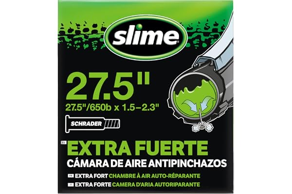 Slime Chambre à Air de Vélo avec Produit Anti-crevaison Slime