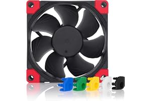 Noctua NF-A8 PWM chromax.black.swap, Tyst Högpresterande 80 mm-fläkt