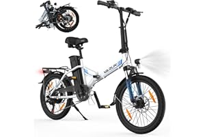 ‎VARUN VARUN E Bike, 20 Zoll E Eike klapprad mit 48V Lithium-Akku, 250W Motor, E-Bike Damen Herren mit 5 Modi, 7-Gang Getriebe, Pedelec Elektrofahrrad City Ebike mit LCD-Display, EU-Konformes
