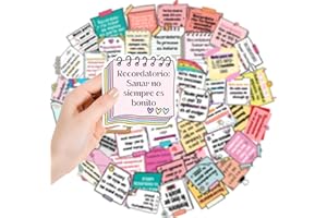 1step2dream Calcomanías de amor propio, calcomanías motivacionales para tablero de visión, afirmaciones positivas para botellas de agua, portátiles, diarios y planificadores