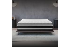 COSMOS - Colchón Viscoelástico 135x190 cm - Altura 30 cm - Felis - Espuma HR y Blue Latex - Firme, Transpirable, Hipoalergénico, Ergonómico - Cara Invierno Verano, 7 Zonas Confort